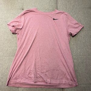 Nike Women's Heathered Pink Short Sleeve Tee